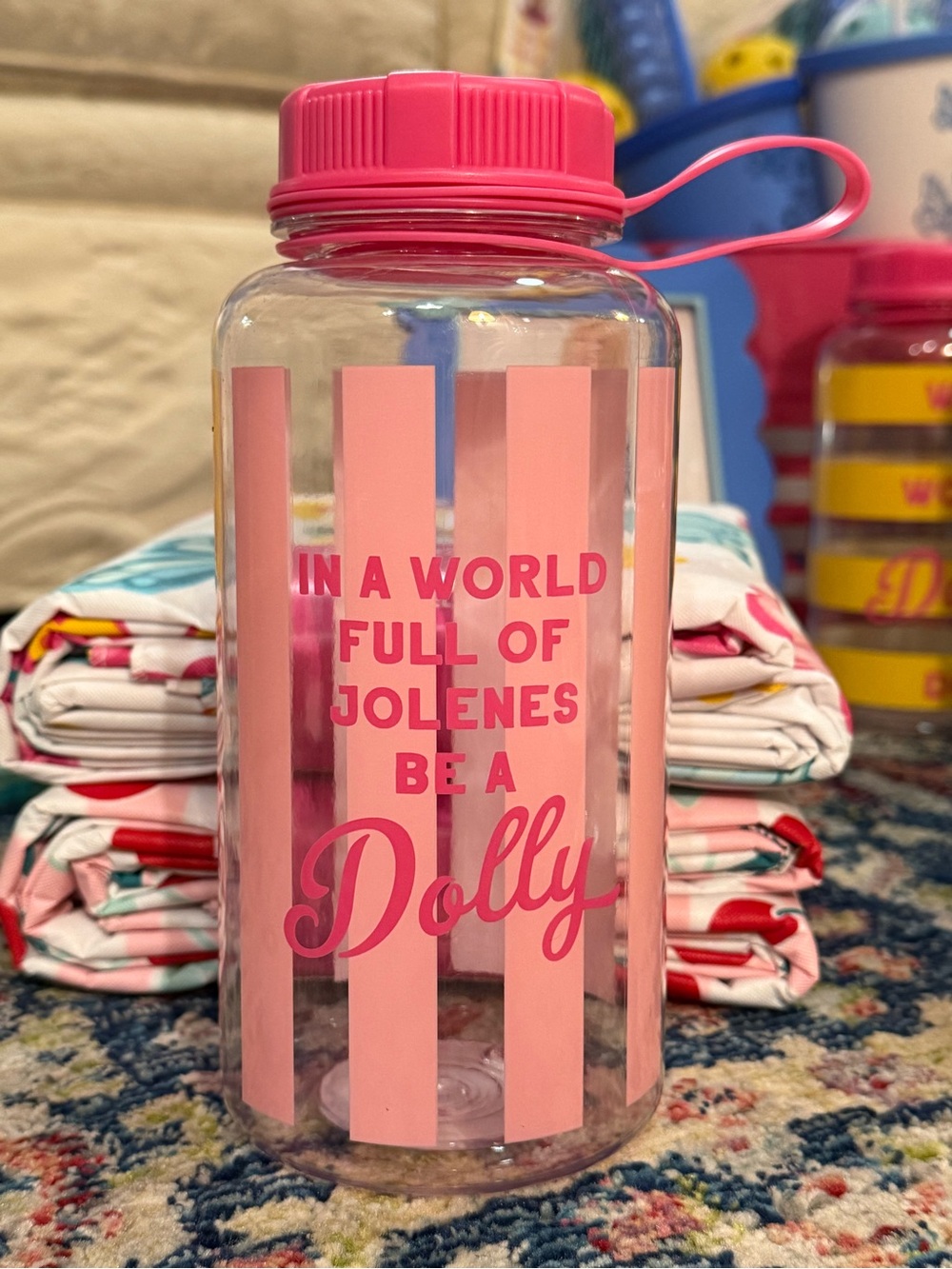 Dolly Parton Brand Water Bottle NWT